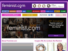 Tablet Screenshot of feminist.com