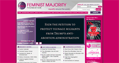 Desktop Screenshot of feminist.org